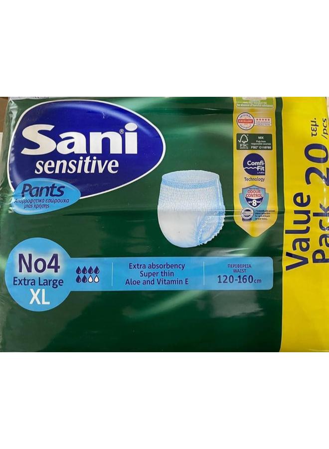 سانى حفاضات شورت 20ق Xl
