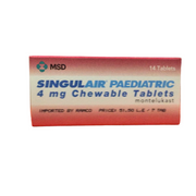 Singulair 4Mg Ped 14Tab