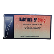 Baby Relief 25Mg 10Supp