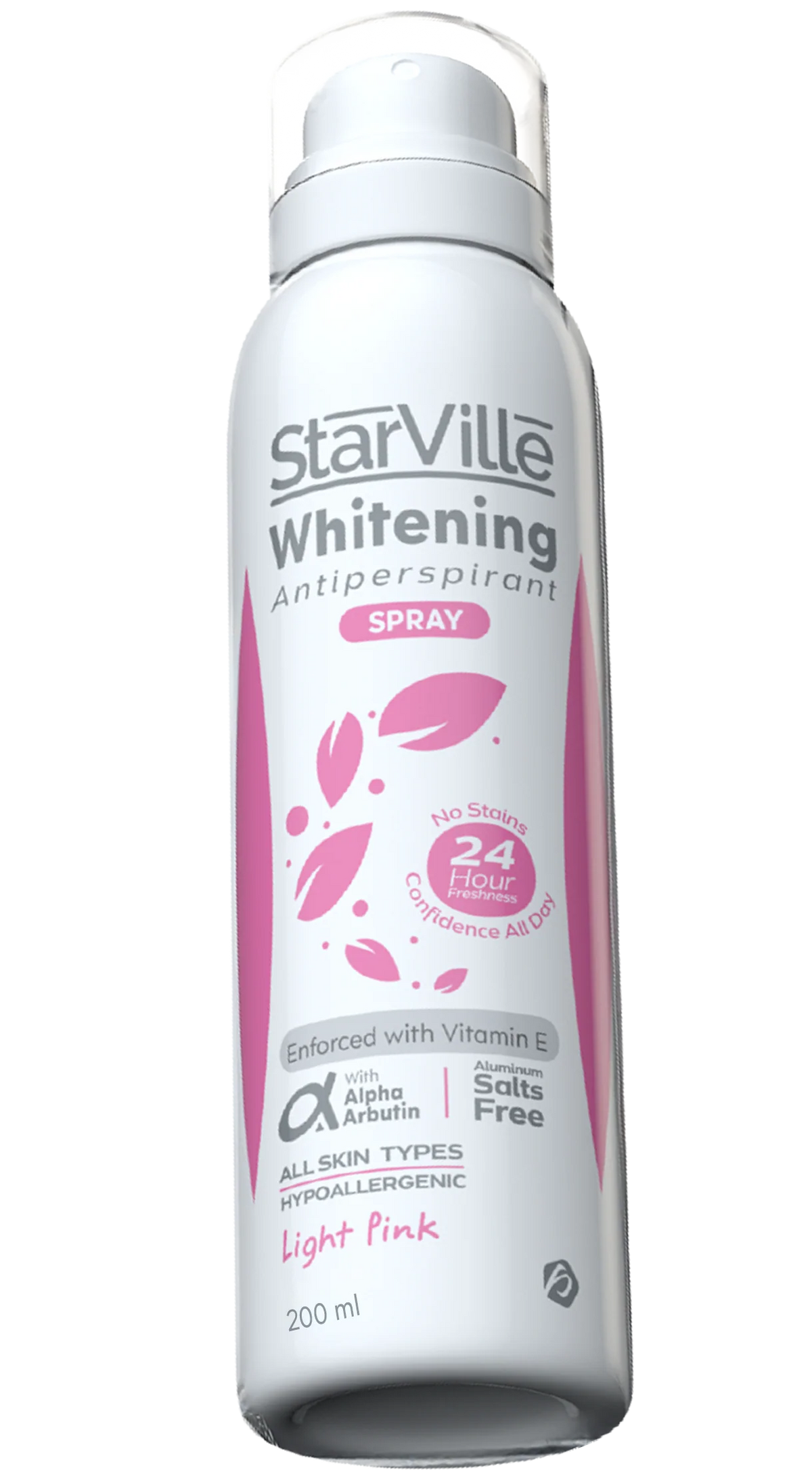 Starville Whitening Antiperspirant Spray Light Pink 200Ml