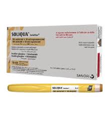 Soliqua 100 Units 50 Ml /3 Ml 3Prefilled Pens ثلاجه