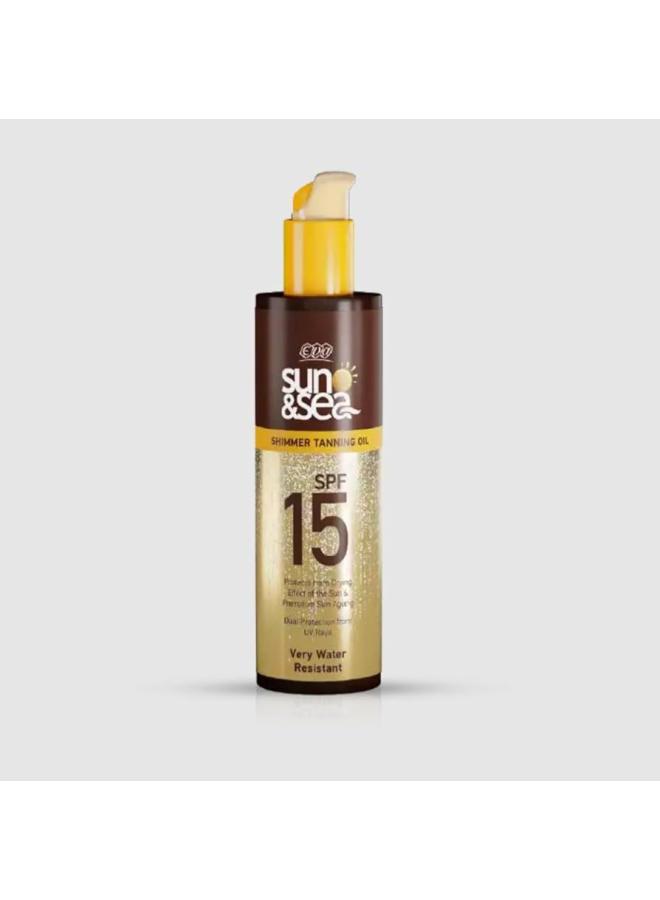 ايفا صن اند سى زيت برنزى 200مل Spf15